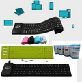 Flexible Folding Silicone Bluetooth Wireless Keyboard